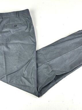 Santorelli Roma Flat Front Loro Piana Wool Dress Pants Size 38 X 32 Retail $255